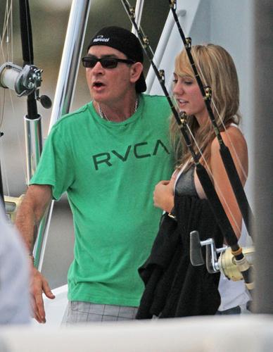 Charlie Sheen Vacations With Porn Star Brett Rossi In Cancun