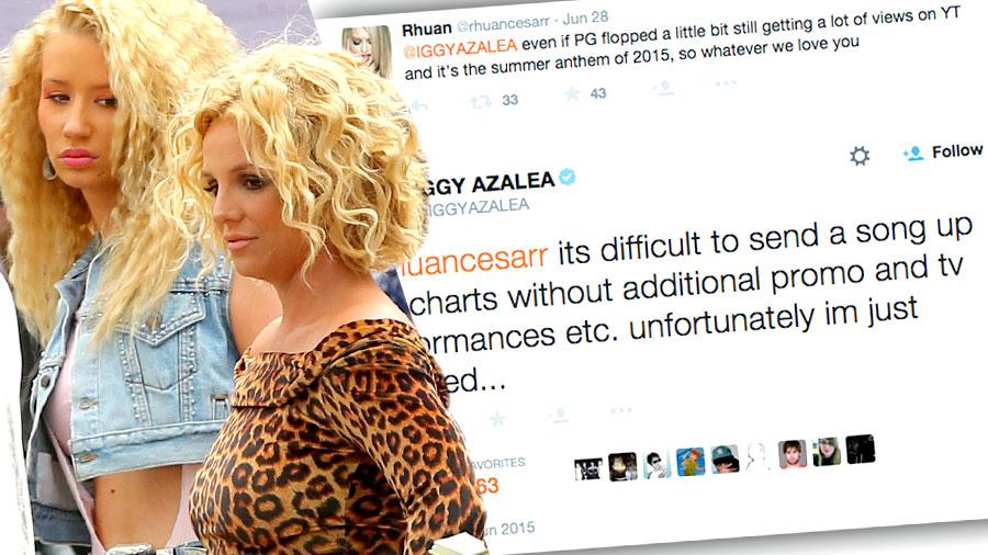 YouWantAPieceOfMe Britney Spears SLAMS Iggy Azalea In Epic Twitter