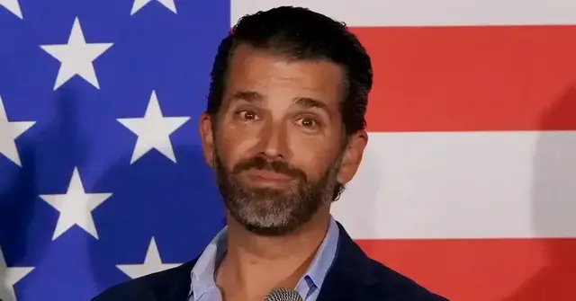 Donald Trump Jr Makes Lewd Comment About Joe Biden Getting Wood