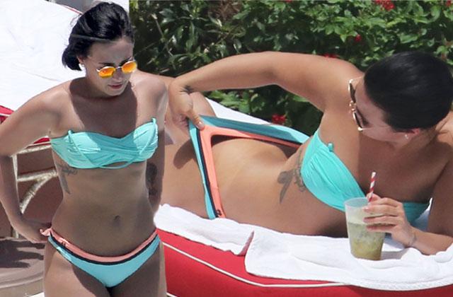 Single Ready To Mingle Demi Lovato Strips Down After Wilmer Valderrama Break Up