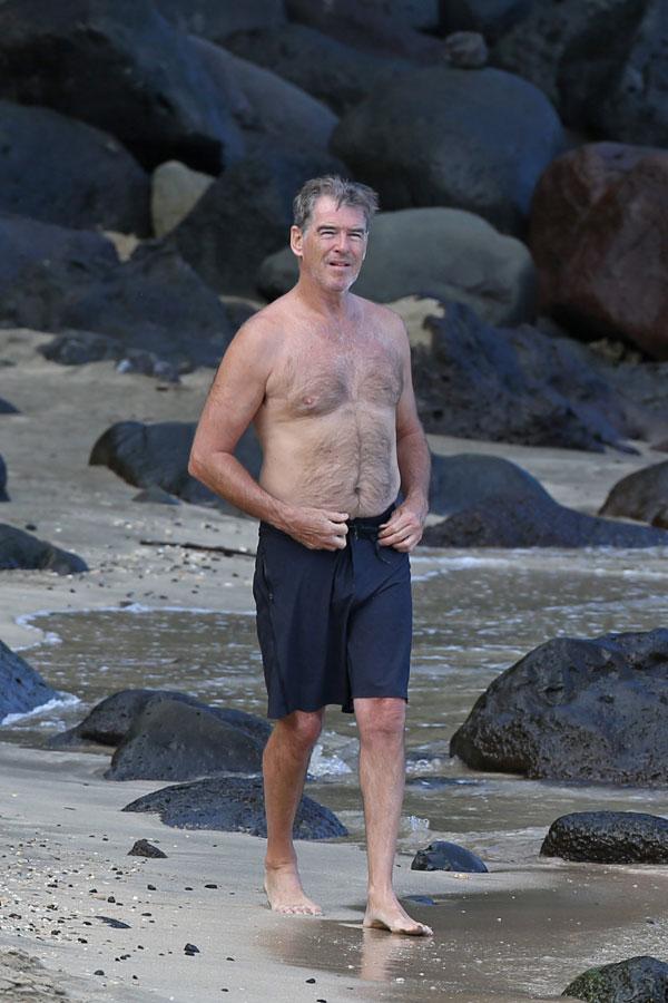 A Sea Of Love Shirtless Pierce Brosnan Wife Keely Shaye Smith Heat