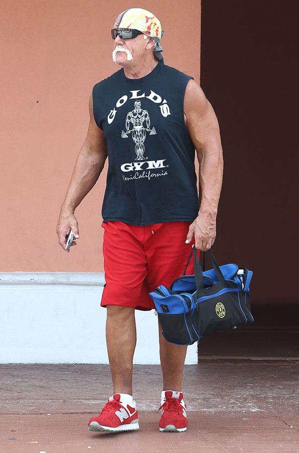 Hulk Hogan Spotted For The First Time Since Racism Scandal At The Gym After Being Fired By Wwe