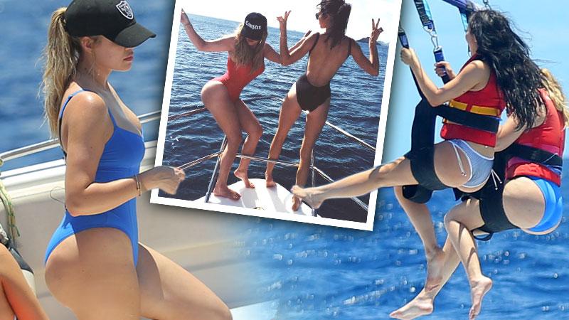 Bae Watch Khloe Kardashian Flaunts Bikini Bod In St Barts As Ex Lamar