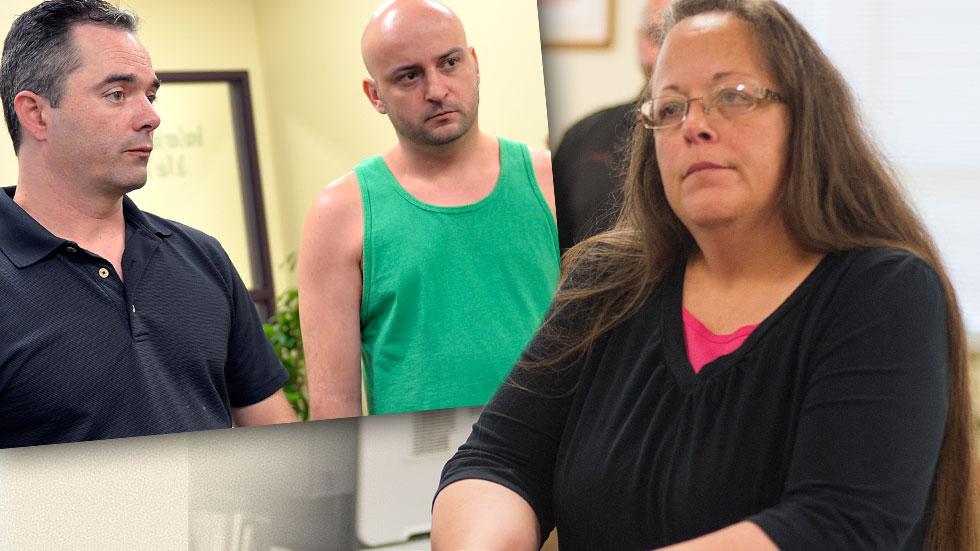 Gay Couple Receives Marriage License At Kentucky Office While Clerk Kim