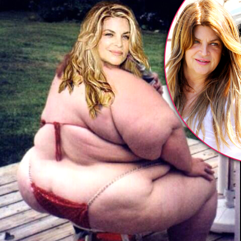 Look At That Fat Actress Kirstie Alley Shares Shocking Weight Gain Pic