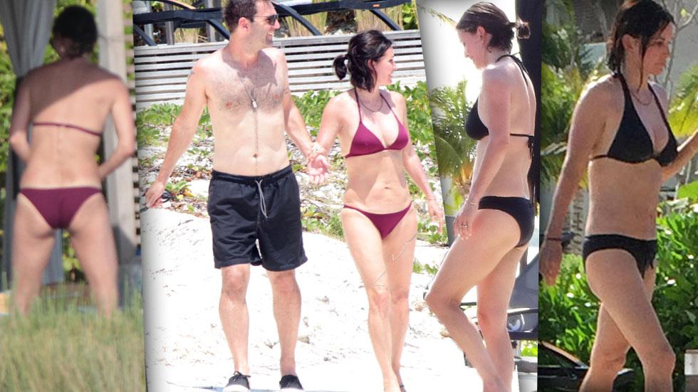 This Is Courteney Cox Shows Off Her Banging Bikini Body With Fianc