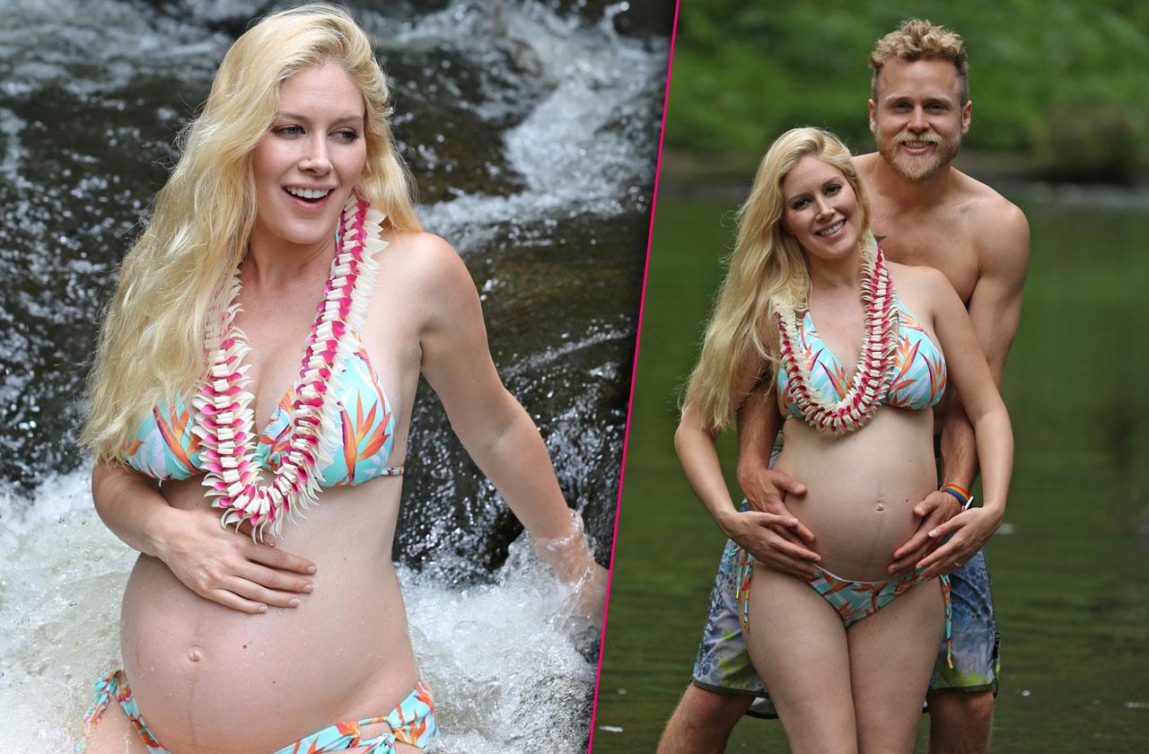 Pregnant Heidi Montag Poses In Bikini With Spencer Pratt In Hawaii