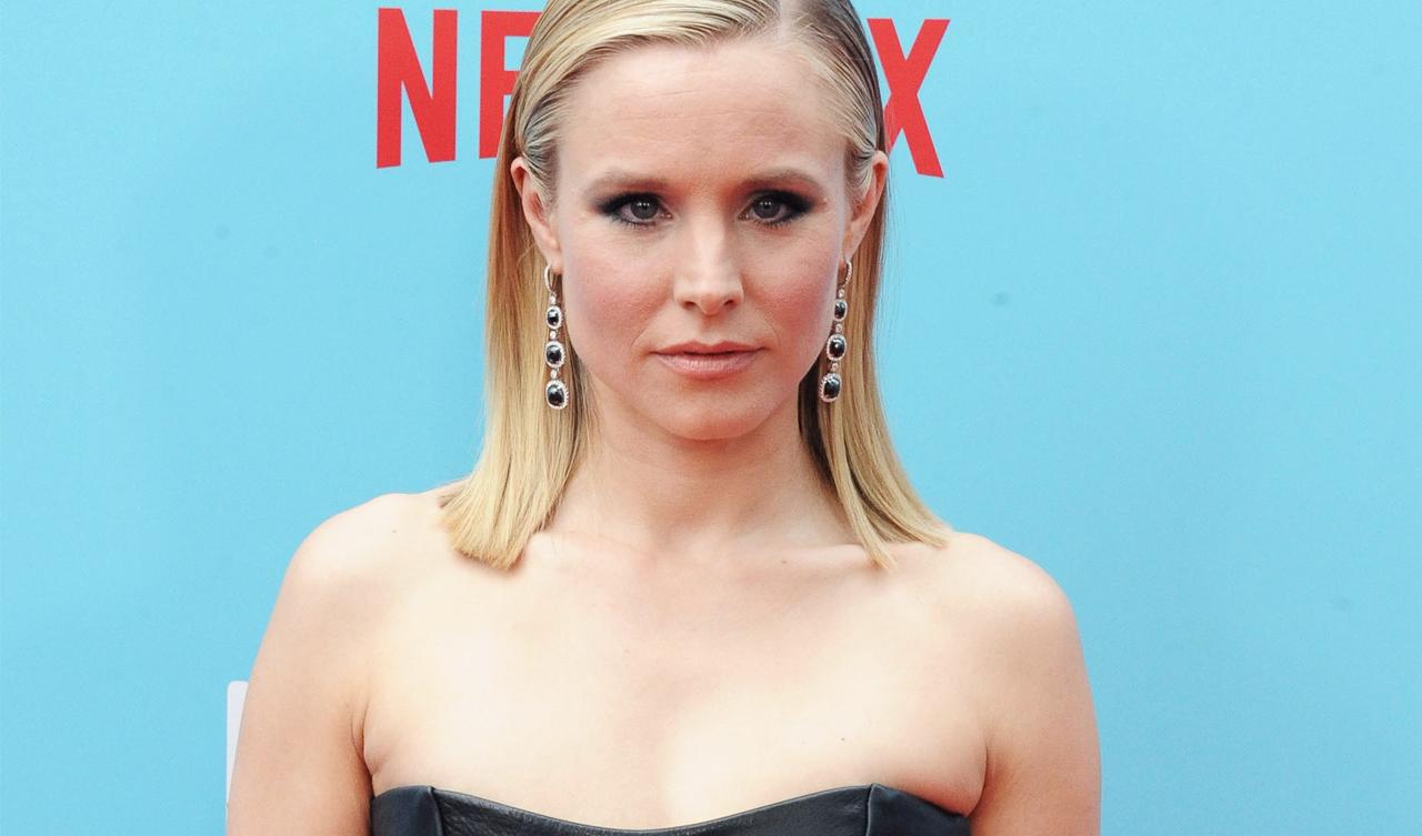 Kristen bell exposed in public