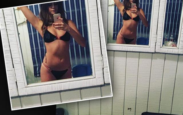 Selena Gomez Posts Sultry Behind The Scenes Bikini Selfie