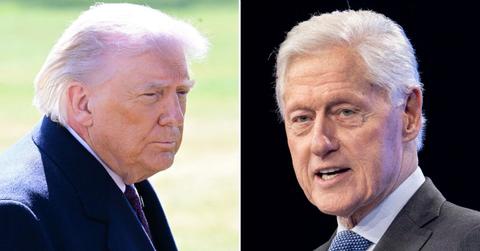 Composite photo of Donald Trump and Bill Clinton
