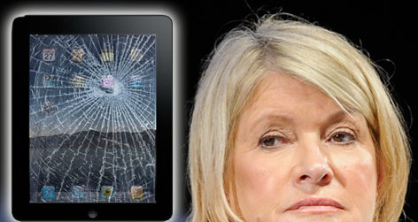 //martha stewart broken ipad square