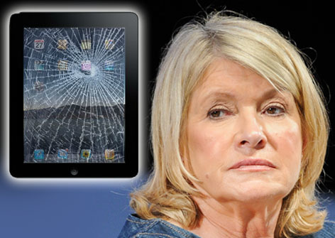 //martha stewart broken ipad square