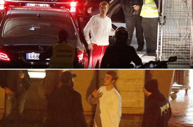 Justin Bieber Fights Security Team Fans Barcelona Pics