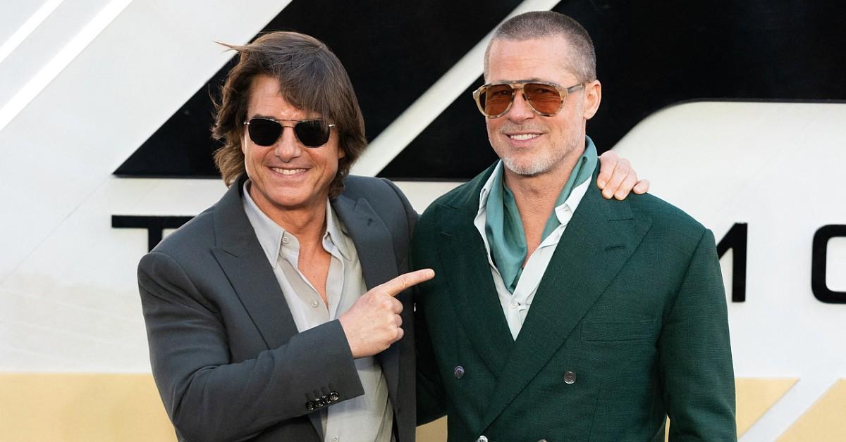 Photo of Tom Cruise and Brad Pitt
