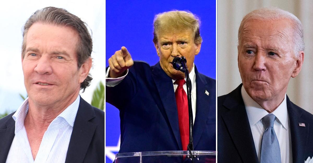 Dennis Quaid Endorses Donald Trump Over President Biden - Vimarsana News