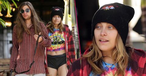 Paris Jackson And Beau Walk Dog After Her Suicide Attempt