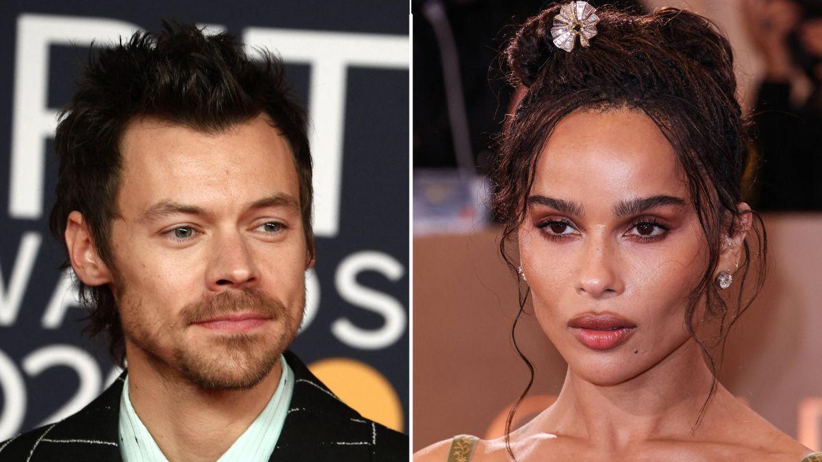 picture of Harry Styles and Zoe Kravitz