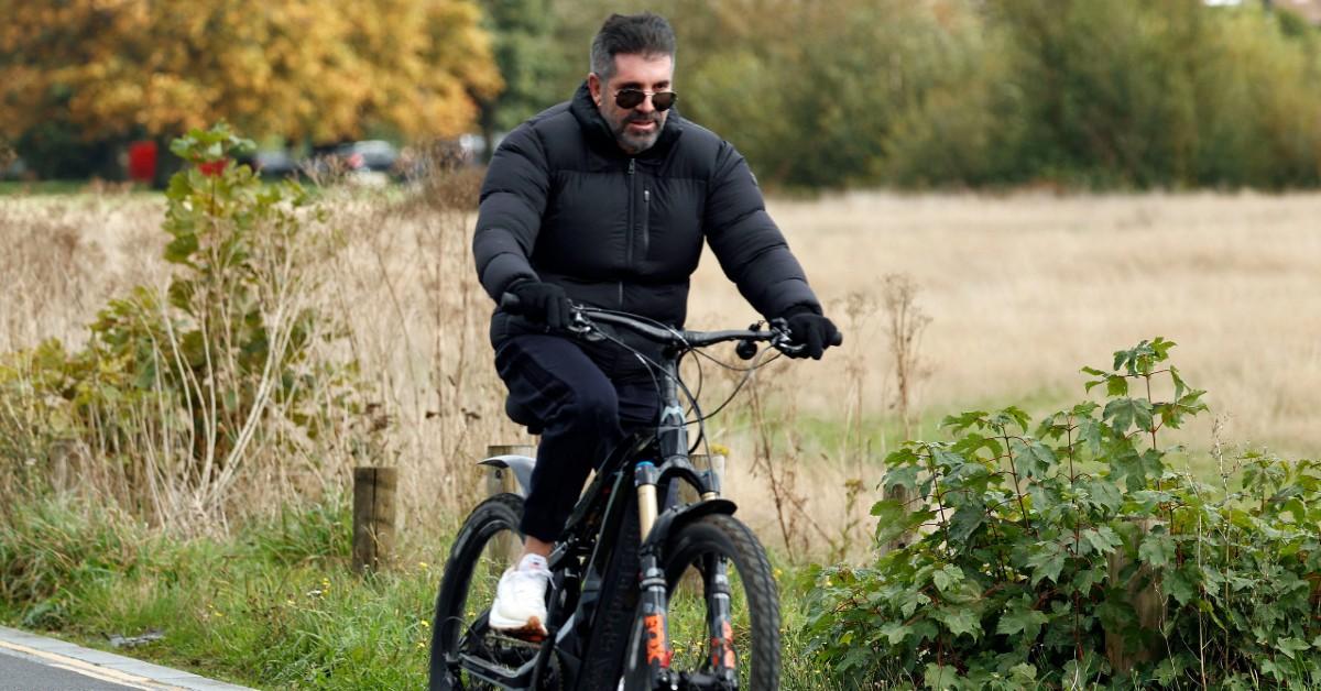 simon cowell back on bike