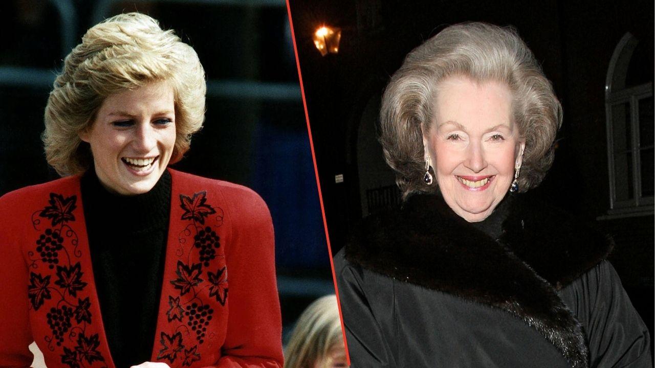 Photo of Princess Diana and Raine McCorquodale