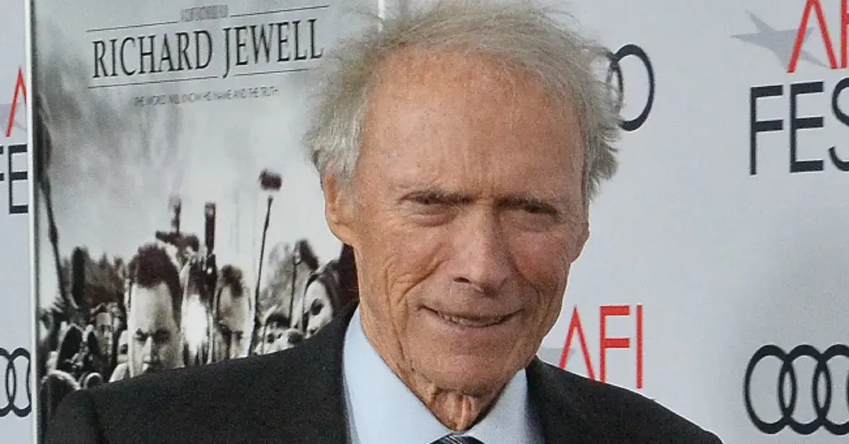 Photo of Clint Eastwood smiling at film event.