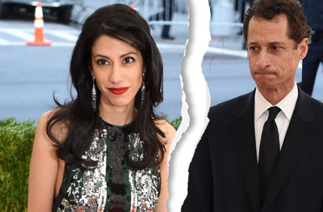 //Anthony weiner sexting scandal huma abedin separate divorce pp