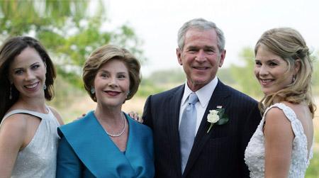 //bush family getty