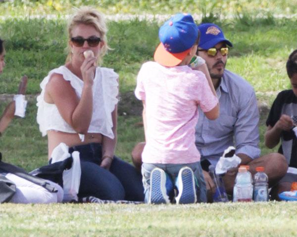 Britney Spears Shows Off Abs At Son Jayden’s Soccer Game In New Photos