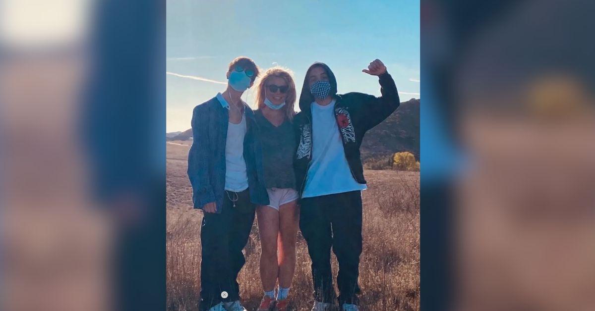 Photo of Britney Spears and sons