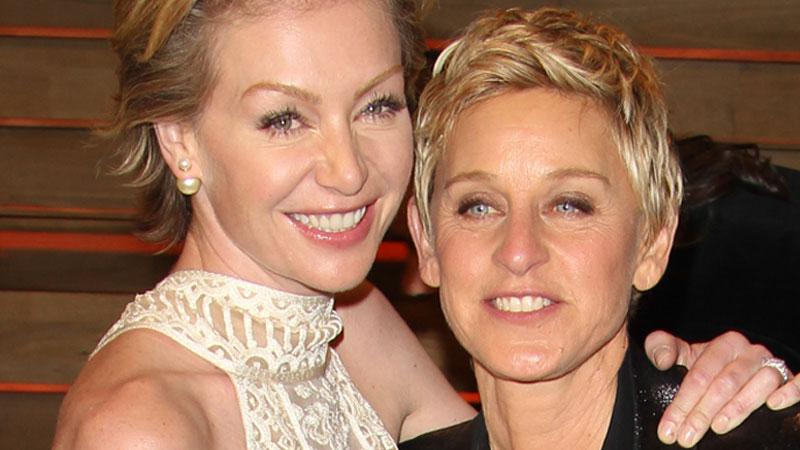 //ellen degeneres and portia de rossipp