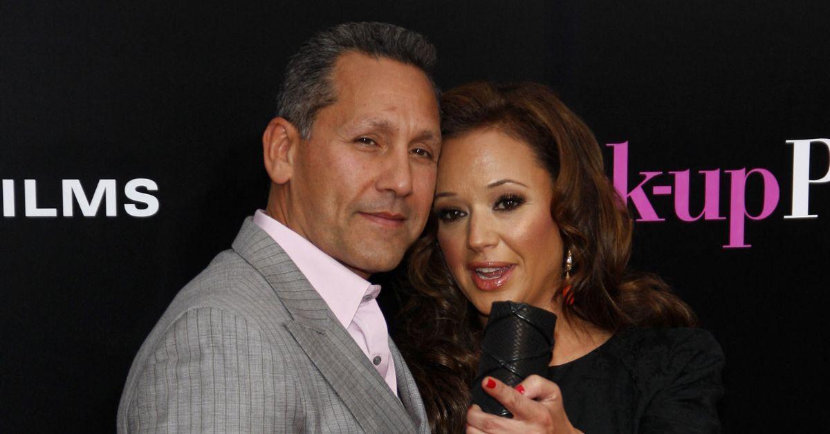 Leah Remini and Angelo Pagán.