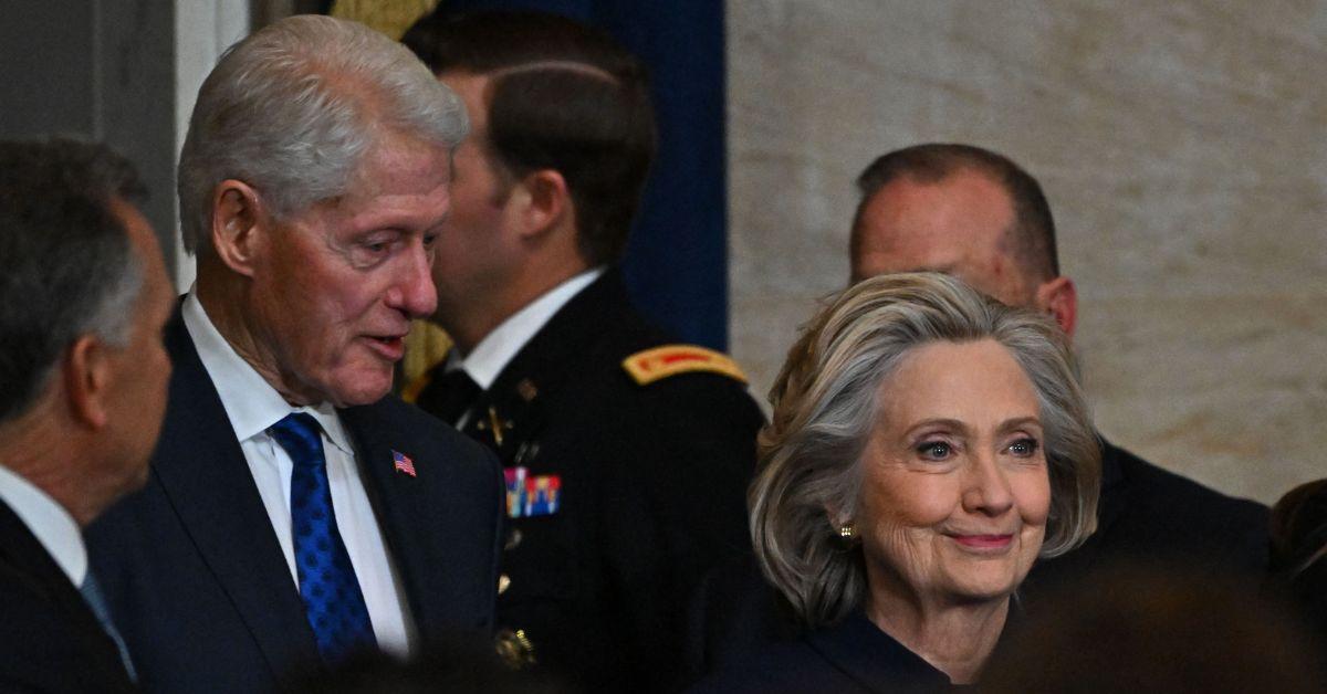 Bill and Hillary Clinton were reportedly seen departing a Hamptons airport as security carried a Propaq MD Air Medical Bag.