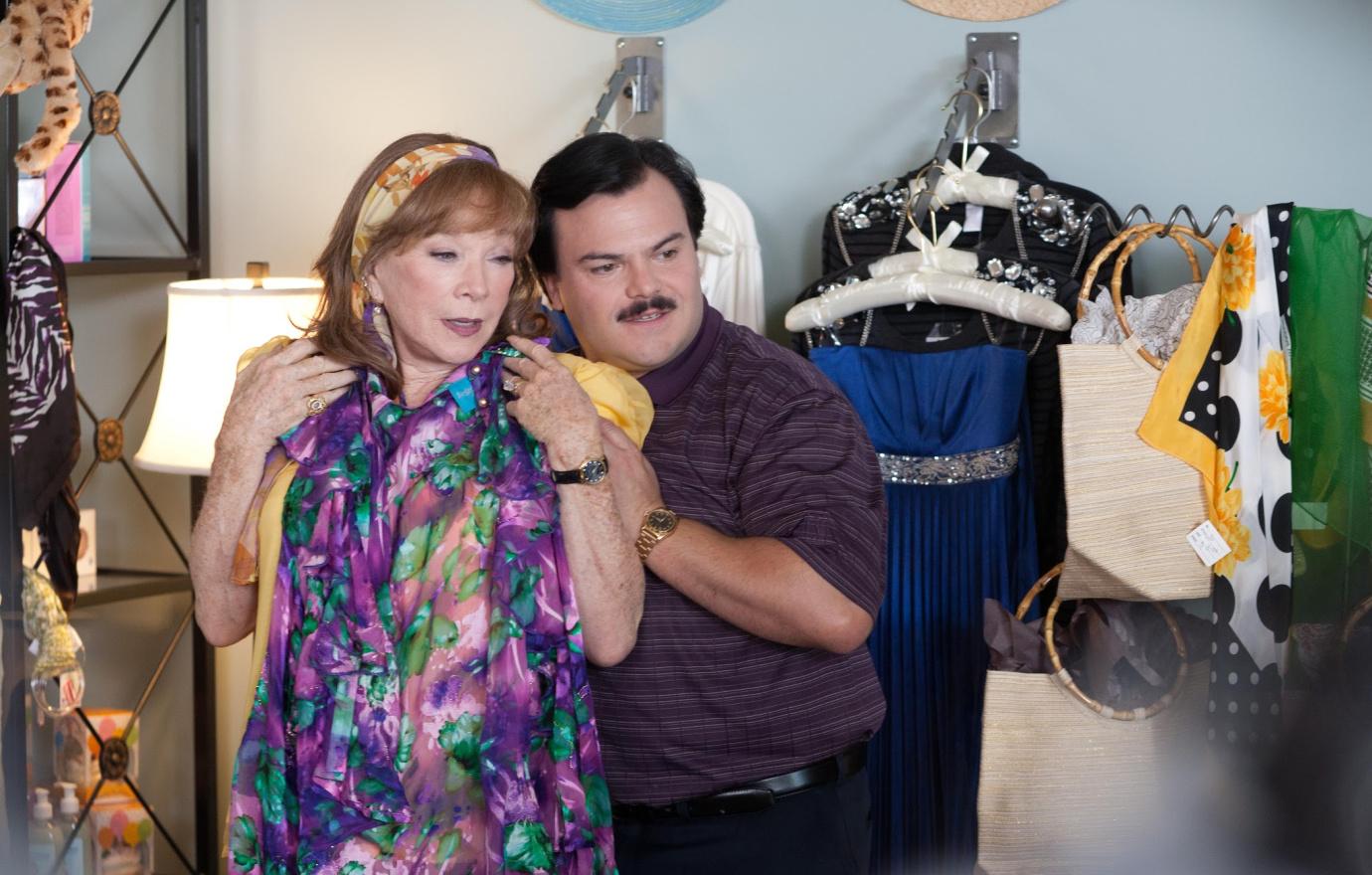 Bernie with Jack Black and Shirley McClain