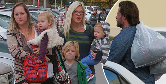 'Broke' Tori Spelling Goes On Monster Shopping Spree With Kids, Puts