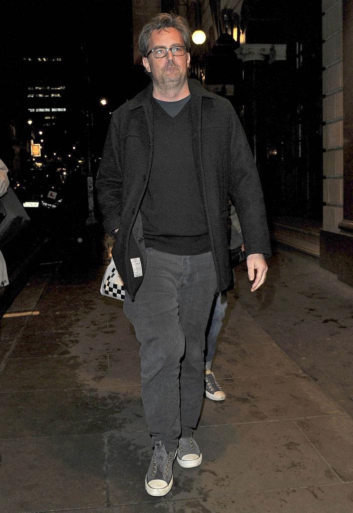 Matthew Perry Weight Gain Disheveled London