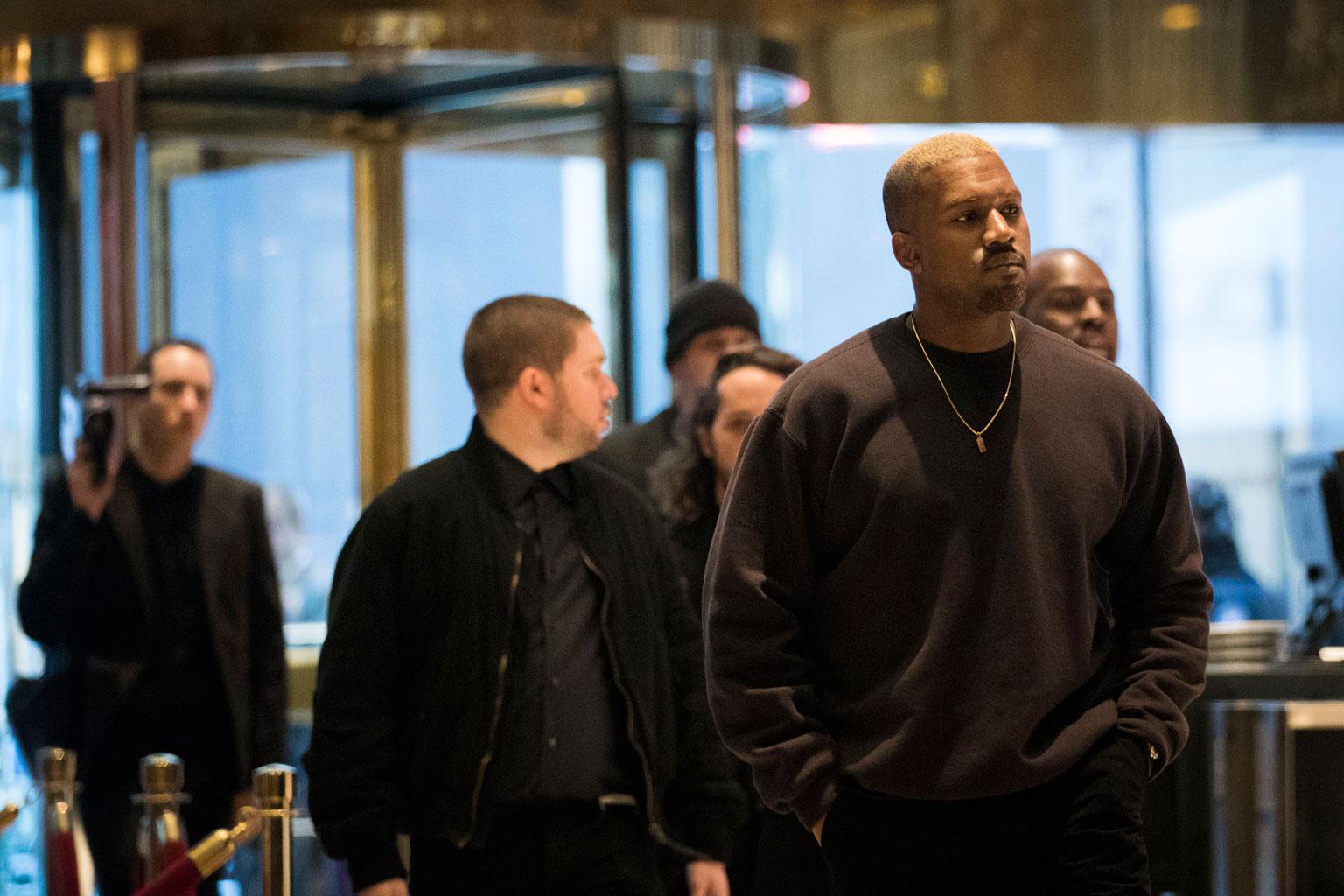 Kanye West Blonde Trump Tower Hospitalized