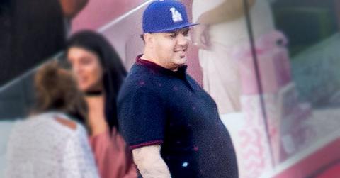 Rob Kardashian Weight Gain Blac Chyna Pregnant