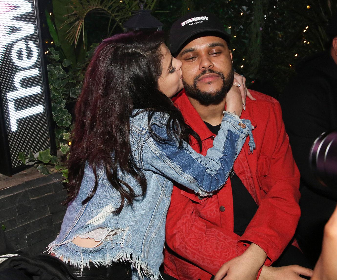 Selena Gomez The Weeknd Kissing Paris