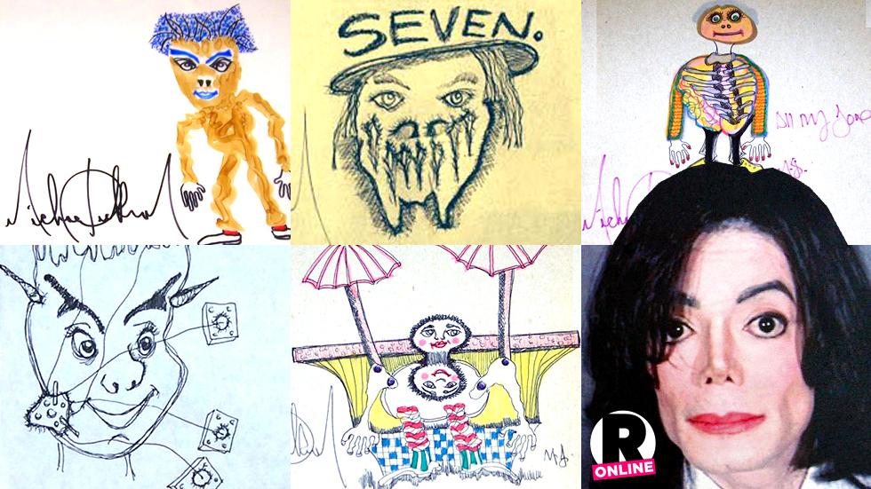 Michael Jackson S Secret Pain Never Before Seen Drawings Illustrate Anxiety Depression Insecurity Art Therapist Claims