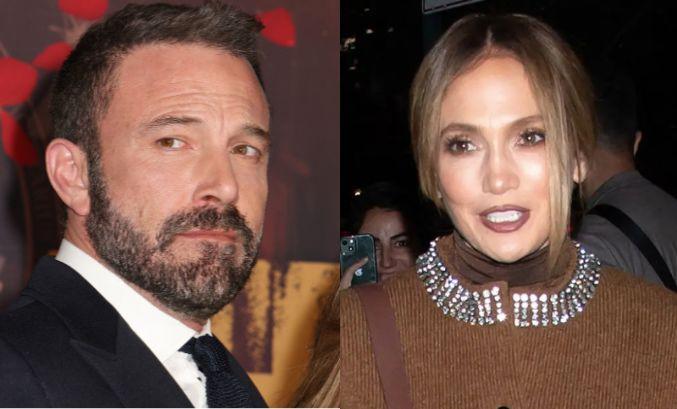 Split photo of Ben Affleck, Jennifer 'J Lo' Lopez