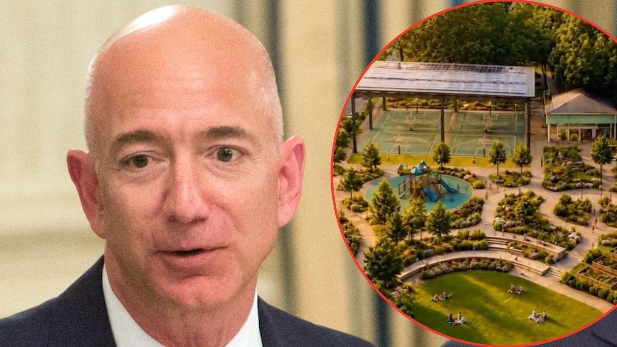 Photo of Jeff Bezos, Atlanta Park