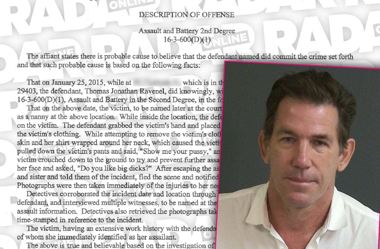 Thomas Ravenel Arrest Affidavit