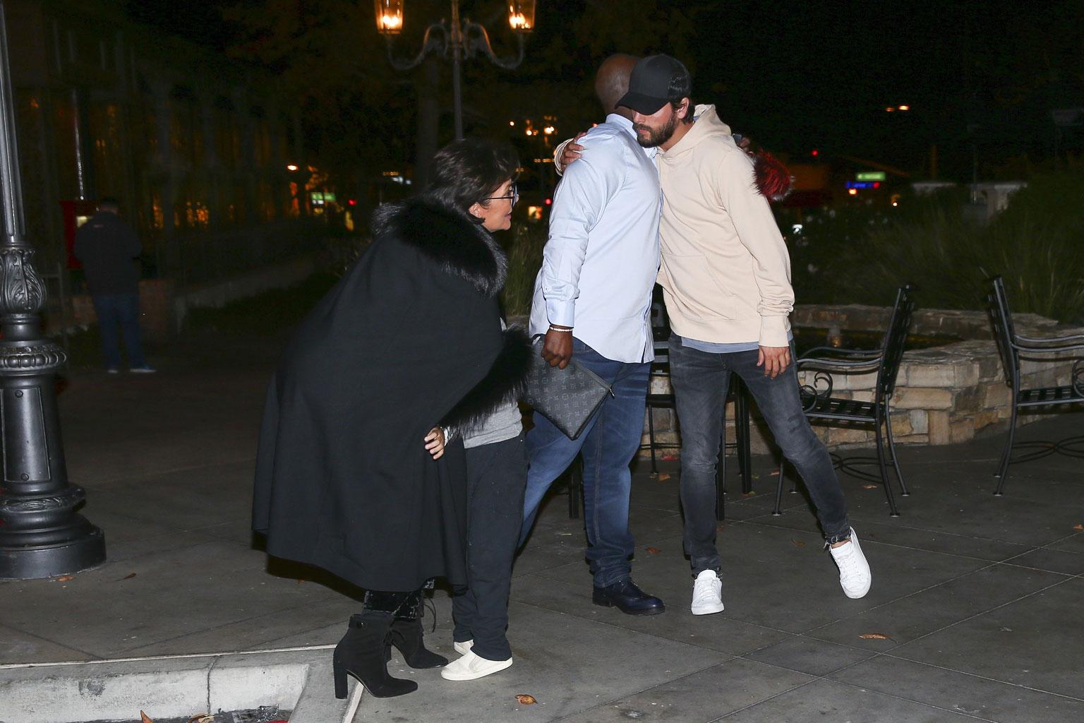 Mason Disick Kris Jenner Hug Snub