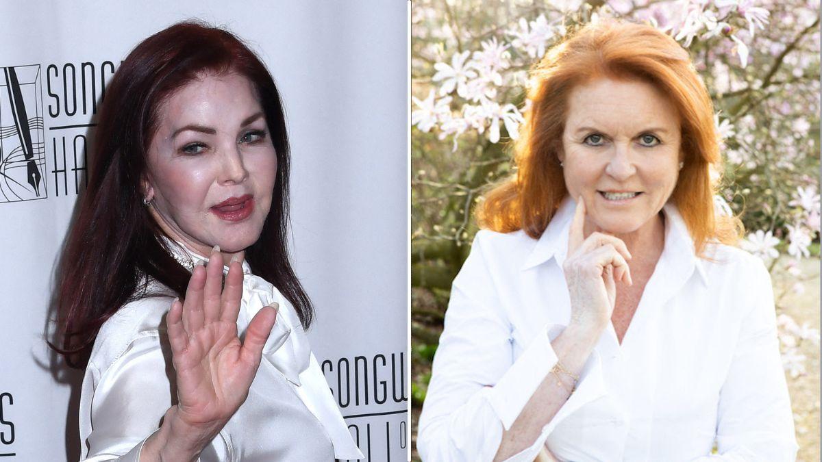 Photo of Priscilla Presley and Sarah Ferguson