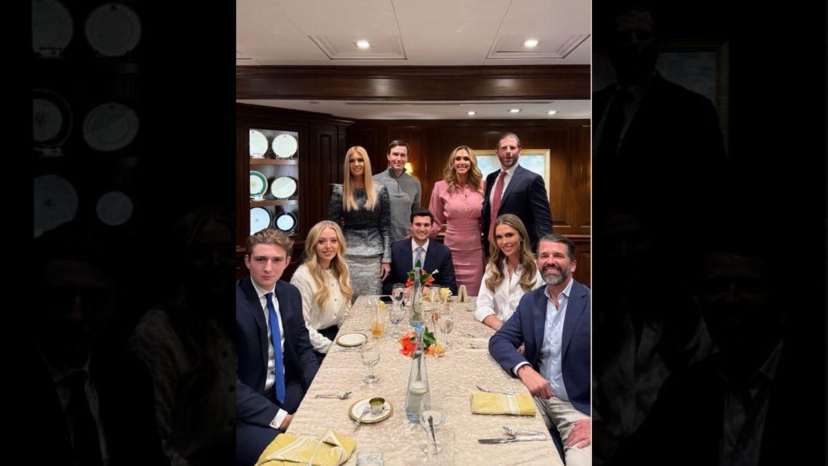 Photo of Barron Trump and his siblings