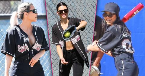 //Alex Rodriguez Kardashian sisters softball pp