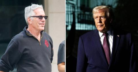 Photo of Donald Trump and Jeffrey Epstein