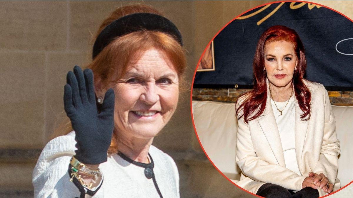 Photo of Sarah Ferguson and Priscilla Presley