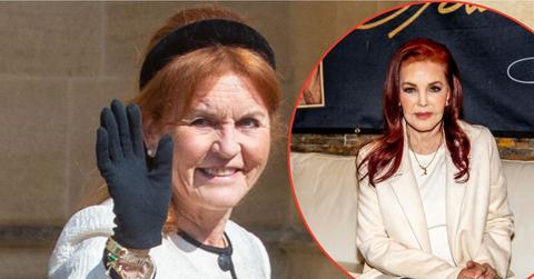 Photo of Sarah Ferguson and Priscilla Presley