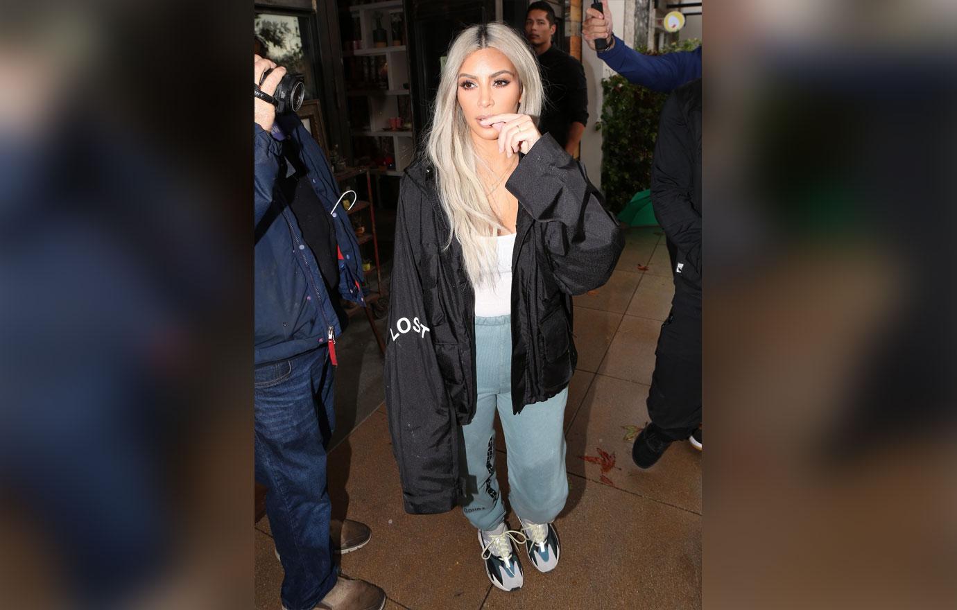 Kim Kardashian Sneakers Sweatpants