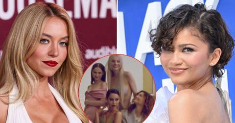 picture of Sydney Sweeney, Zendaya and Euphoria cast